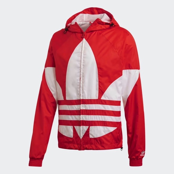 Adidas Originals Mens Big Trefoil Windbreaker FM7076 - Picture 3 of 11